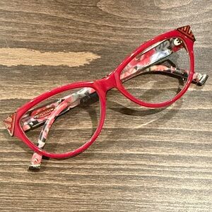 Coco Song Red and Black Glasses